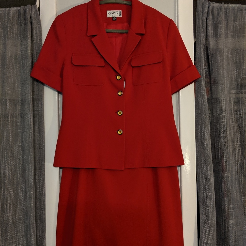 Professional blazer with matching skirt
